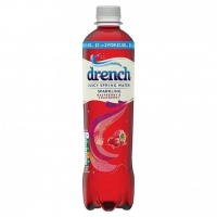 Poundstretcher  DRENCH JUICY SPARKLING WATER RASPBERRY & CRANBERRY 500ML