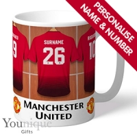 HomeBargains  Personalised Manchester United FC Mug