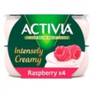 Activia Intensely Creamy Greek Style Raspberry Yogurts