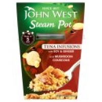 Asda John West Steam Pot Tuna Infusions with Soy & Ginger and Mushroom Cous