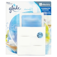 Wilko  Glade Discreet Air Freshener Plug In and Refill Clean Linen 