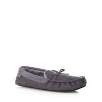 Debenhams  Totes - Grey moccasin slippers