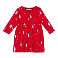 Debenhams  bluezoo - Girls red penguin print dress