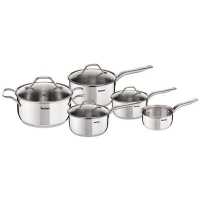 Debenhams  Tefal - Intuition stainless steel set of 5 cookware set