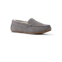 Debenhams  Lands End - Grey moccasin slippers