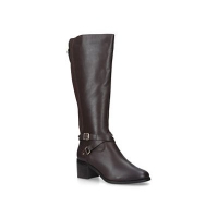Debenhams  Nine West - Brown Raleigh leather high leg boots