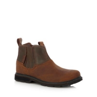 Debenhams  Skechers - Brown leather Blaine Orson Chelsea boots