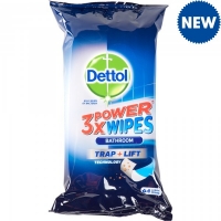 JTF  Dettol 3x Power Wipes Bathroom 64 Pack