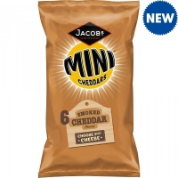 JTF  Jacobs Mini Cheddars Smoked Cheddar 6 Pack