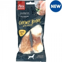 JTF  Pets Unlimited Chewy Bones with Chicken Large 2pc