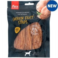 JTF  Pets Unlimited Chicken Fillet Strips Large 150g
