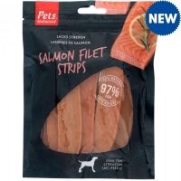 JTF  Pets Unlimited Salmon Fillet Strips Large 150g