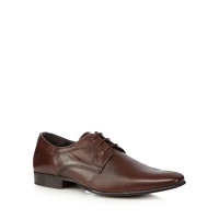 Debenhams  Red Herring - Brown leather Derby shoes