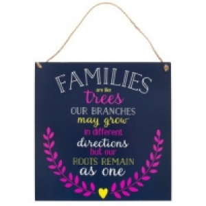 Large Wall Plaque Families £1.00