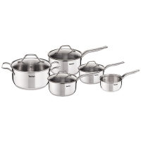 RobertDyas  Tefal Intuition Stainless Steel Non-Stick Cooking Set - 5 Pi