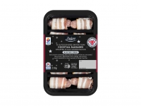 Lidl  Deluxe 10 Outdoor Bred British Cocktail Sausages Wrapped in 