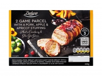 Lidl  Deluxe 2 Game Parcel with a Pork, Apple < Apricot Stuffin