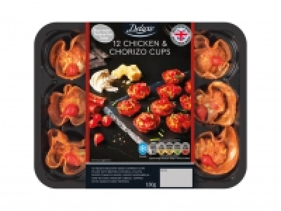 Deluxe 12 Chicken < Chorizo Cups