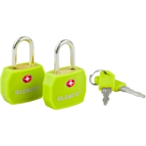 BigW  Globite TSA Luggage Locks 2 Pack - Green