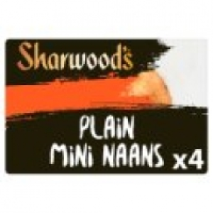 4 Plain Mini Naans £0.90