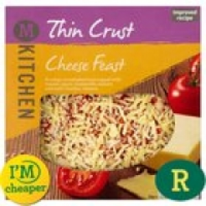 M Kitchen Thin Crust Cheese Feast (R)