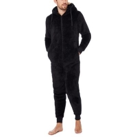 Debenhams  Lounge & Sleep - Black faux fur monkey onesie