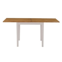 Debenhams  Debenhams - Oak and white Fenton flip-top table
