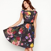Debenhams  Debut - Multicoloured floral print prom dress