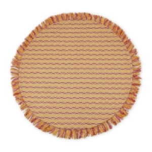 Orange Zigzag Woven Beach Blanket