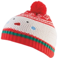 Aldi  Kids Knitted Snowman Bobble Hat