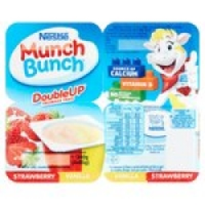 Munch Bunch Double Up Strawberry & Vanilla Fromage Frais £1.00