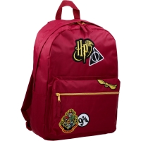 BigW  H. Potter Hogwarts & HP Patches Backpack - Red