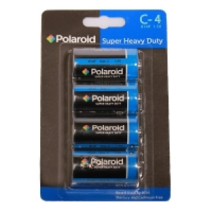 Polaroid Super Heavy Duty C- 4 Batteries