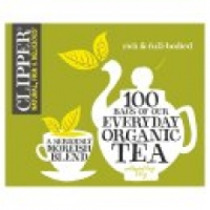 Everyday Organic Tea Unbleached 100 Tea Bags £3.00
