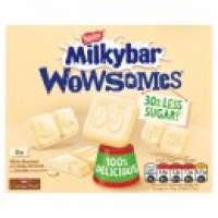 Asda Milkybar Wowsomes White Chocolate 30% Less Sugar