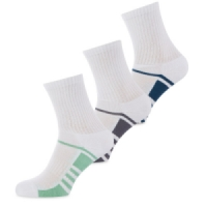 Crane White Crew Fitness Socks &pound;2.99