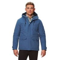 Debenhams  Regatta - Blue Syrus insulated hooded waterproof jacket