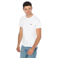 Debenhams  Levis - White logo tab t-shirt