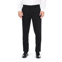 Debenhams  Burton - Black velvet side strip slim fit stretch trousers