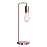 Debenhams  Home Collection - Macy Copper Metal Table Lamp