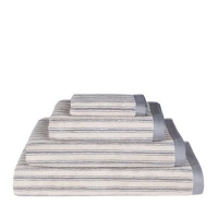 Debenhams  Emily Bond - Grey striped Ticking towel
