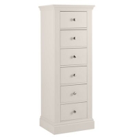 Debenhams  Debenhams - Grey Oxford tall 6 drawer chest