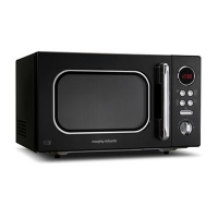 Debenhams  Morphy Richards - 23L Black Accents microwave oven 511510