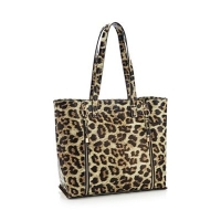 Debenhams  Faith - Leopard Print Double Zip Isla Shopping Bag