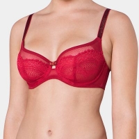 Debenhams  Triumph - Red Lace Beauty-Full Darling Underwired Non-padd