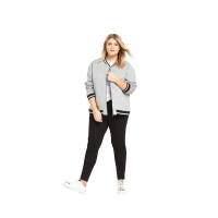 BargainCrazy  River Island RI Plus Quilted Bomber Jacket