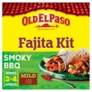 Old El Paso Original Smoky BBQ Sizzling Fajita Dinner Kit £2.00