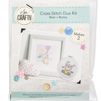 Aldi  Bear/Bunny Baby Cross Stitch Kit