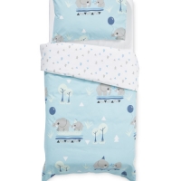 Aldi  Elephant Cot Duvet & Pillowcase Set