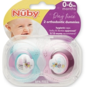Nuby 6-18 Months Bee Soothers